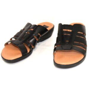 CLARKS ARTISAN Women’s Wedge Sandals - Black – Size: 10m